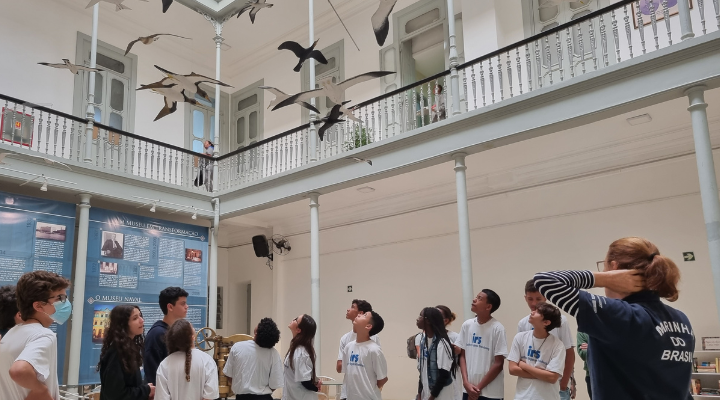 História e aprendizado: participantes do IRS conhecem o Museu da Marinha em passeio cultural